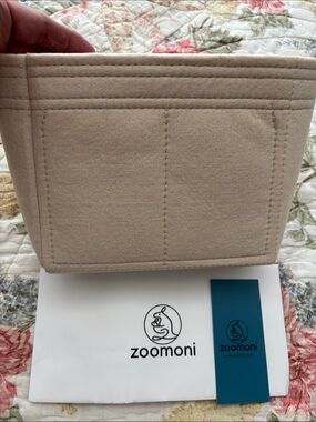 Zoomoni Cream Felt Tote Organizer Insert